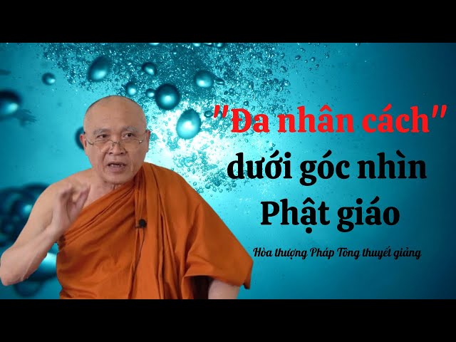 VẤN ĐÁP PHẬT PHÁP l  "ĐA NHÂN CÁCH" DƯỚI GÓC NHÌN PHẬT GIÁO - Hòa thượng Pháp Tông thuyết giảng