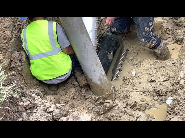 They fix the broken water line ( part two )