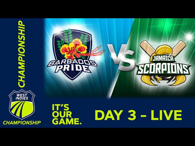 🔴 LIVE Barbados vs Jamaica - Day 3 | West Indies Championship 2025 | 14th February