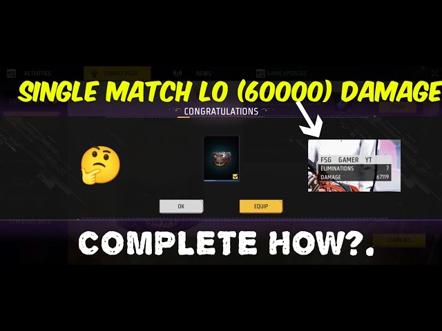 SINGLE MATCH LO (60000) DAMAGE🤔 COMPLETE BUT HOW?..WITH PROOF || FREE FIRE  MAX🔥 || FREE FIRE TELUGU