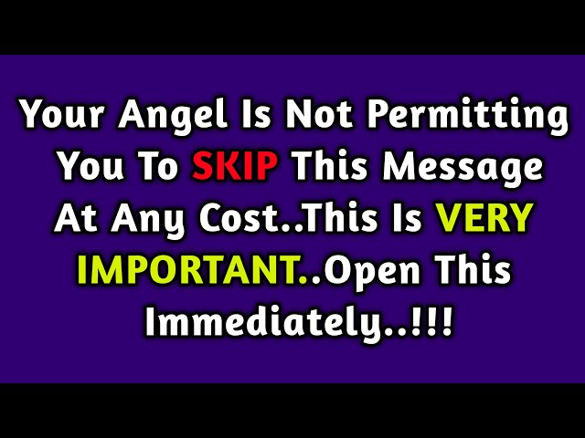 11:11💌 Your Angel Is Not Permitting You To SKIP This Message, Open Now ✝️God Message Today