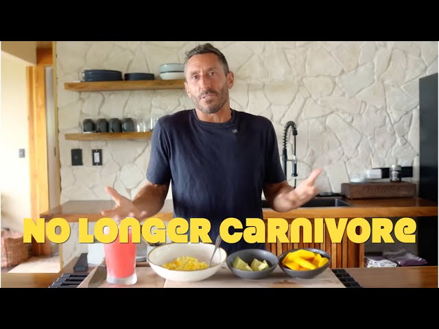 Paul Saladino "Carnivore MD" No Longer Carnivore