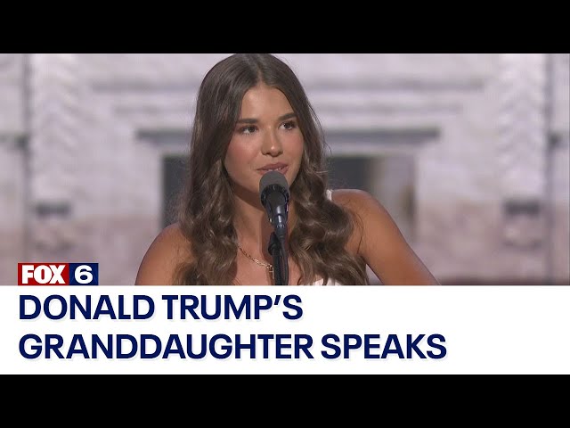 RNC 2024: Kai Trump, Donald Trump's granddaughter, speaks in Milwaukee | FOX6 News Milwaukee