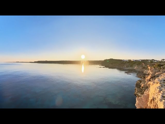 Cape Greco Sunset 360 Video 2 January 2025 By www.Virtual-Cyprus.com