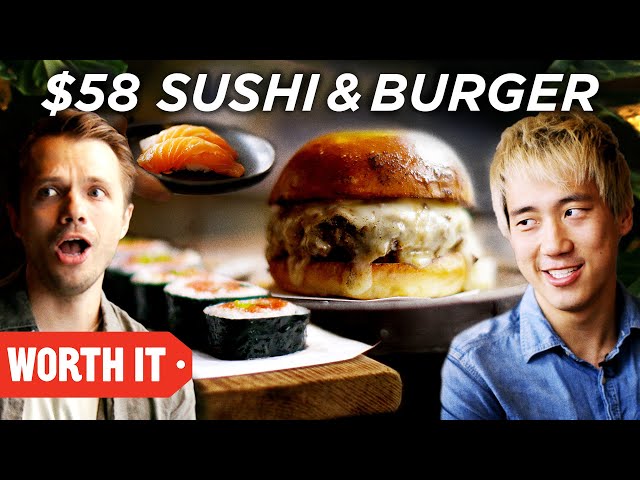 $10 Sushi & Burger Vs. $58 Sushi & Burger