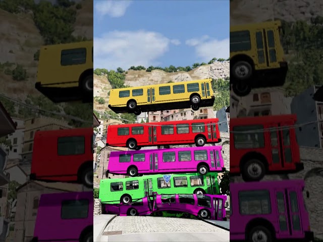 BeamNG Drive EXPERT Shares CRAZY Rainbow Car Crash Tests!