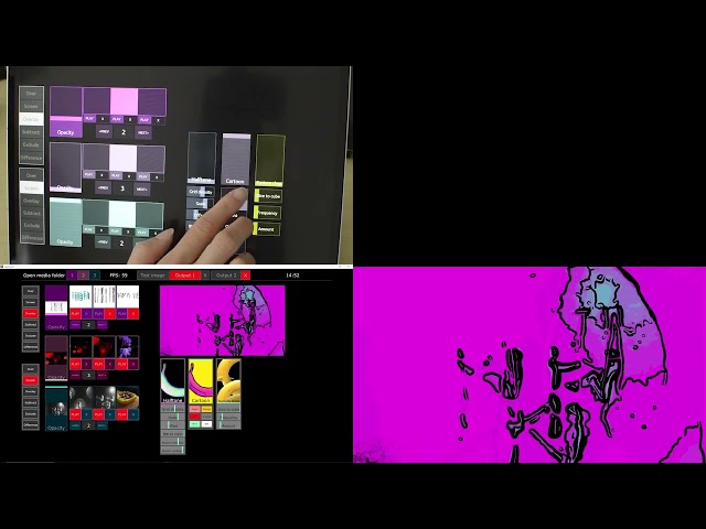 Touchdesigner VJ app user showcase