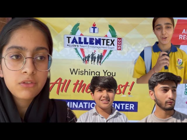 An ALLEN institute of Kota Rajasthan conducted a tellentex exam of classes