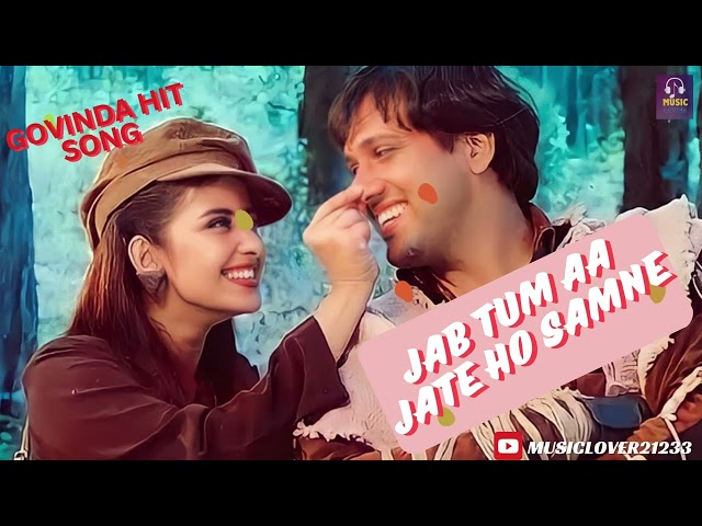 Jab Tum Aa Jate Ho Samne-Maharaja 1998 Full Video Song, Govinda, Manisha Koirala