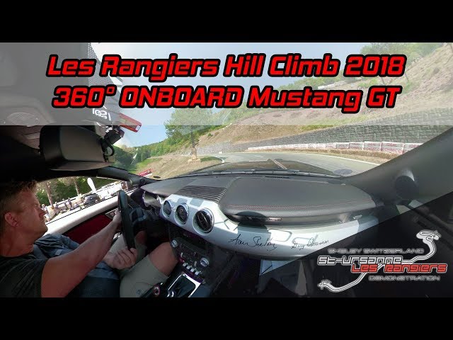 [360°/VR] St-Ursanne Les Rangiers Hill Climb 2018 ONBOARD Mustang GT