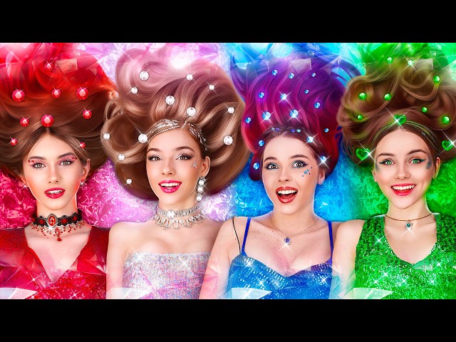 Emerald, Ruby, Diamond and Sapphire Girl! We Created a New Magical Stone