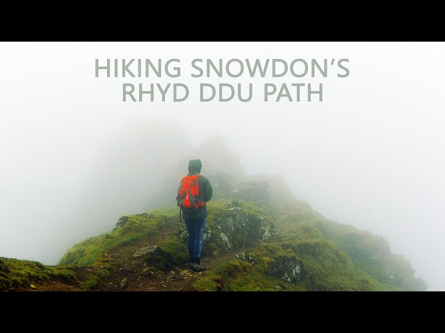 Hiking Snowdon | Rhyd Ddu Path in clouds + wind