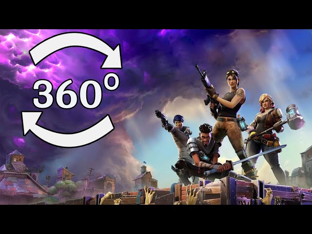 Incredible First Trailer of Fortnite in a Cinema Hall 360 Video