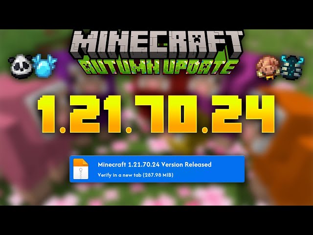 Minecraft 1.21.70.24 Beta | Minecraft 1.21.70.24 Update | MCPE 1.21.70.24