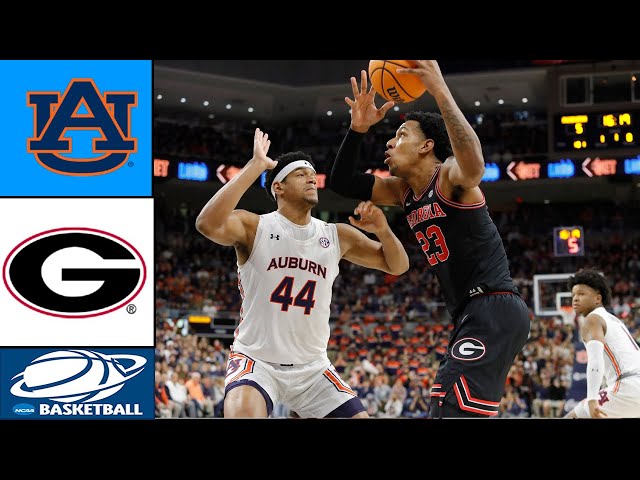 Auburn vs Georgia Game Highlights Jan 18,2025 | College basketball 2025 | NCAA