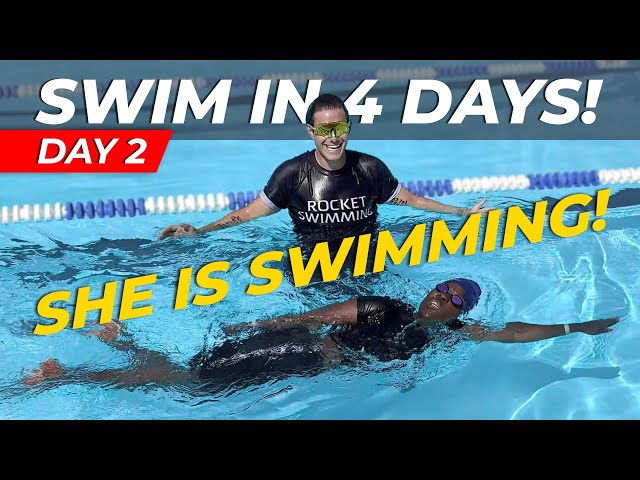 How Kathy Learned to Swim in 4 Days with Jonny Rocket - Day 2