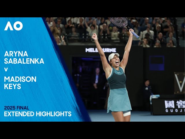 Aryna Sabalenka v Madison Keys Extended Highlights | Australian Open 2025 Final