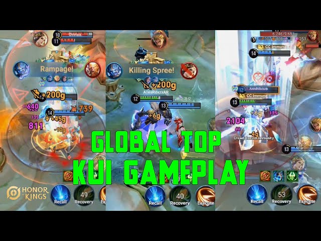 Epic Kui Gameplay in Ranked Match | Honor of Kings Tank Support Domination!