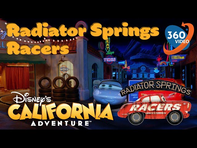 Radiator Springs Racers FULL EXPERIENCE with Walkup 360° in Cars land at California Adventures 2023