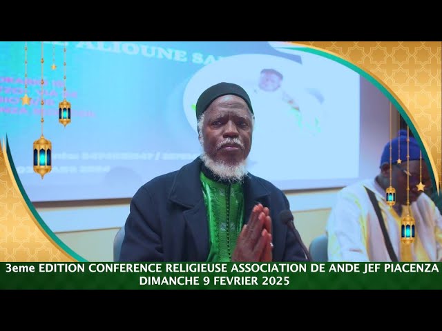 3eme édition conférence religieuse association de ande jef piacenza 2025