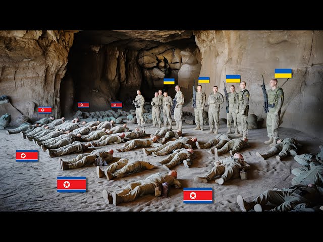 20 MINUTES AGO! 800 North Korean soldiers hiding in a cave were discovered by Ukrainian forces