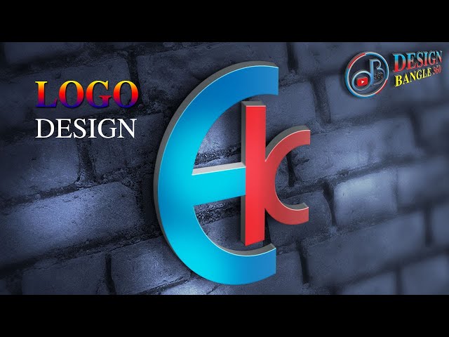 Logo Design EK | Letter EK Logo Design | Illustrator Logo Design Tutorial