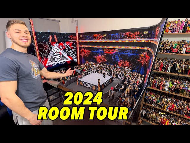 HUGE WWE Action Figure Room Tour 2024!