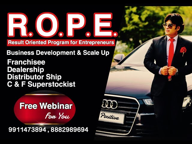 ROPE at 4:pm Live Result Oriented Program for Entrepreneurs