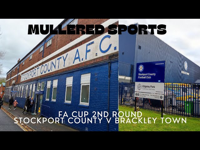 FA Cup 2nd Round Stockport County v Brackley Town