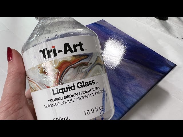 (456) TRIART LIQUID GLASS Pouring Medium PRODUCT TEST Fluid Acrylic Paint Pouring - Flow Art