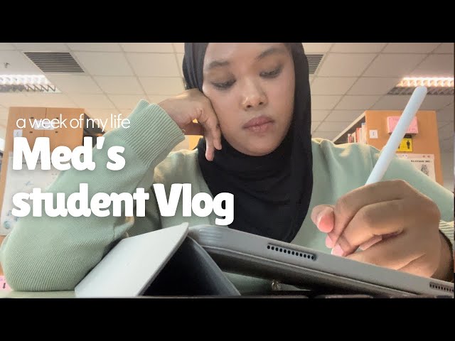 MED SCHOOL VLOG 🩺| a week of my life