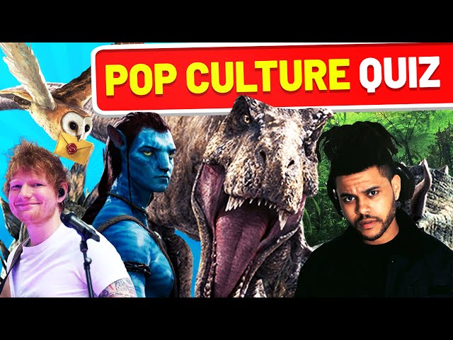 Are You a Pop Culture Genius? 🤓🎬🧠 Take this Ultimate Pop Culture Quiz!  | PJFQuiz