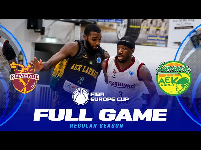 Keravnos BC v Petrolina AEK | Full Basketball Game | FIBA Europe Cup 2024-25