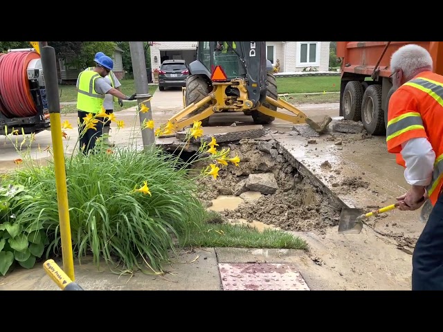 They Fix the Broken Water Line ( part one )