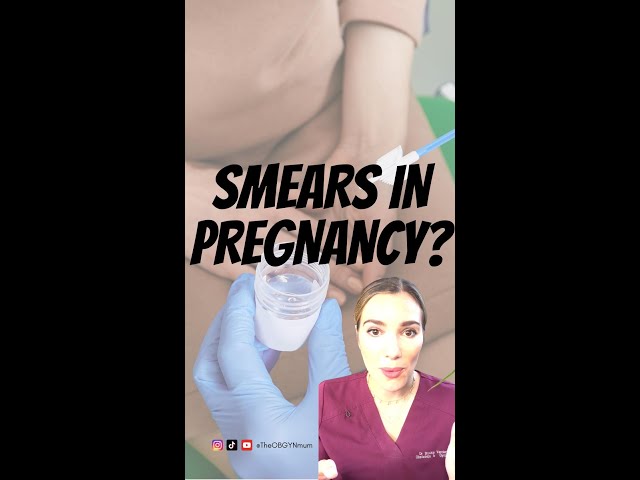 Why cant you have a smear if you are pregnant?