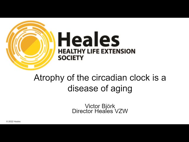 EHA 2022 - 1.12. Atrophy of the circadian clock is a disease of aging (Victor Bjork)