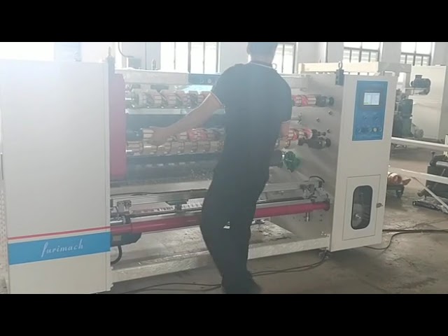 BOPP Tape Slitting Machine BSP-S Non-stop Type Auto Labeling Max. 240m/min  Four-shaft Auto Exchange