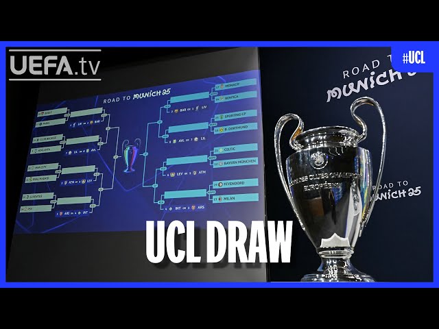 #UCL Knockout Phase Play-Off Draw