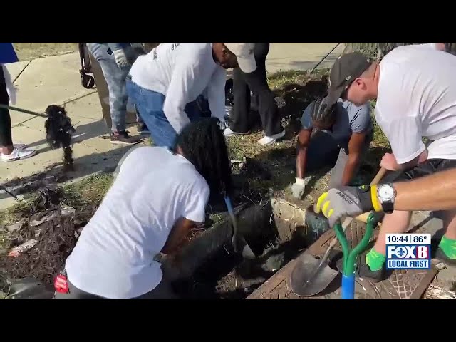 Many groups organized community spruces for "World Cleanup Day" in Lower 9th Ward