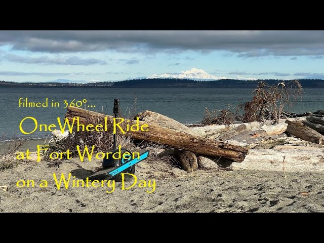 Winter OneWheel Ride at Fort Worden in Port Townsend, Washington