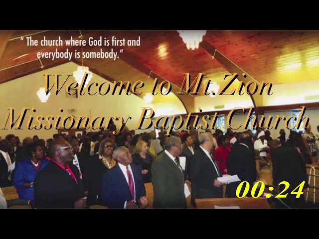 Sunday Morning Worship Service @ Mt. Zion, 06-14-20 (Part 1) Video issues