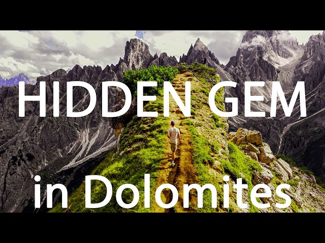 Dolomites Hidden GEM - Cadini Di Misurina Drone Views in 4K HDR