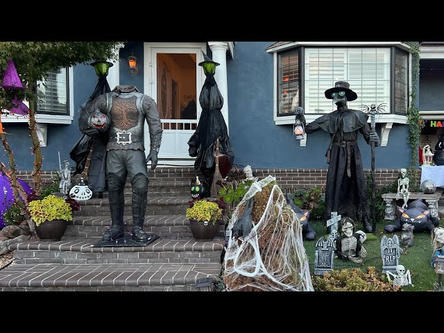 2024 Halloween 🎃 decorated street 💀