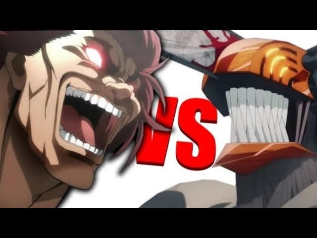 Chainsaw man vs Yujiro Hanma | CSM vs Baki |  DC2 Fan Animation | @Animemegavers2