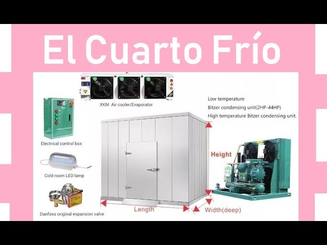 Cuarto Frio como funciona Y PARTES DEL CICLO DE REFRIGERACION COMERCIAL DE EQUIPO AVANZADO MODERNO