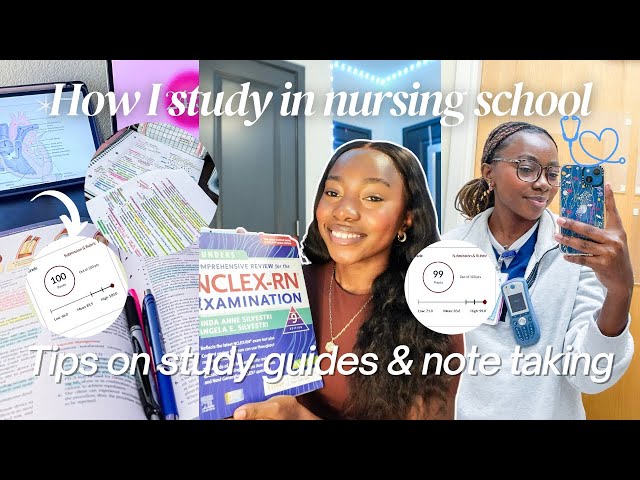 How I Study in Nursing School | Tips on How to Create Study Guides & Taking Notes