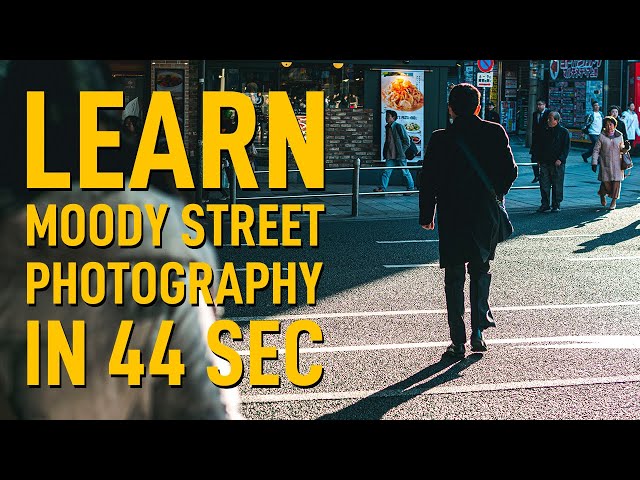 3 Tips for MOODY STREET PHOTOGRAPHY