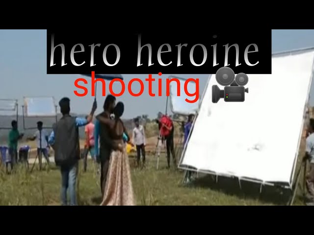 hero heroine lip kiss shooting#sajek#shooting