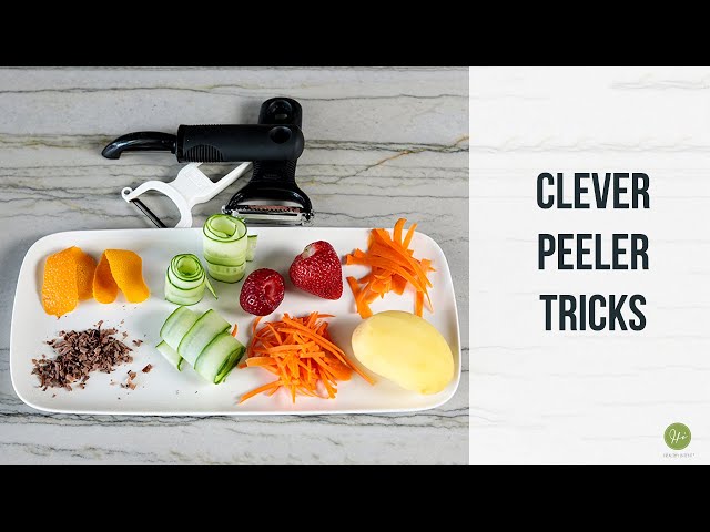 Clever Vegetable peeler tricks - tips from a professional chef.