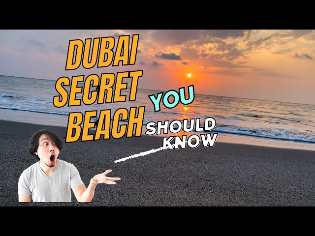 Dubai Vlog - best Beach of UAE - Dubai Secret Beach - BBQ & waves - Best Beach part